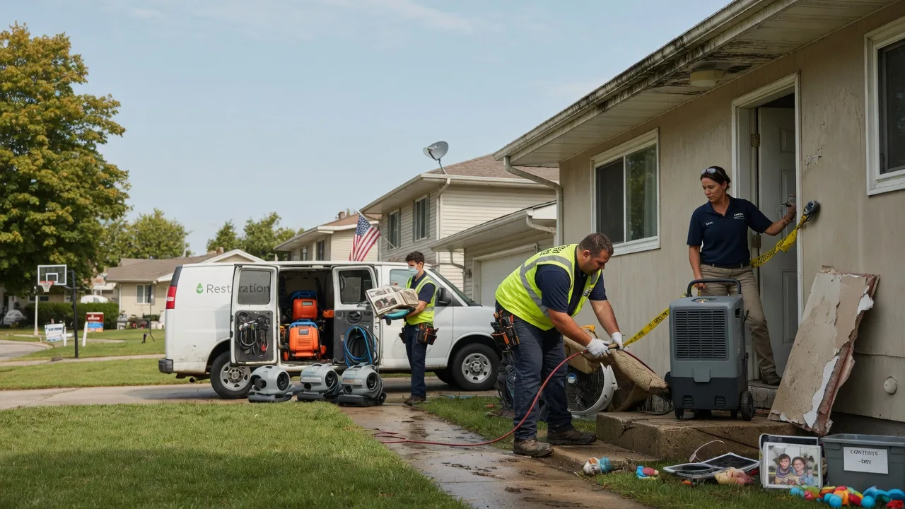 Water Damage Restoration in Standard, IL near me